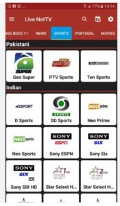 تحميل net tv live مهكرة APK.2025 لايف نت تي في اخر اصدار 3