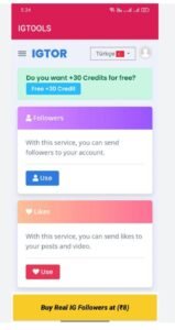 تحميل ig igtools مهكر APK.2025 تطبيق زيادة لايكات انستغرام اخر اصدار 4