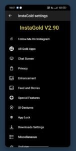 تحميل insta gold مهكر APK.2025 انستا جولد اخر اصدار 1
