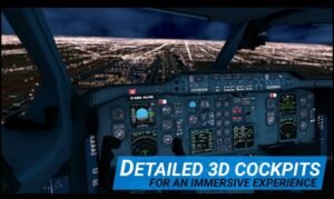 تحميل لعبة rfs – real flight simulator مهكرة APK.2025 محاكاة الطيران اخر اصدار 3