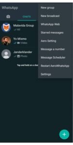 تحميل واتساب ايرو WhatsApp Aero.APK.2025 اخر اصدار 4