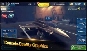 تحميل ACE Fighter مهكرة APK.2025 معارك الطائرات اخر اصدار 2