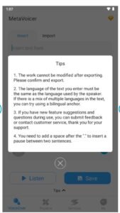 تحميل تطبيق MetaVoicer مهكر APK.2025 ميتا فويسر اخر اصدار 1