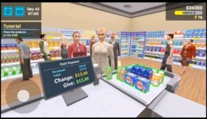 تحميل لعبة محاكي مدير السوبرماركت مهكرة Manage Supermarket Simulator.APK.2025 اخر اصدار 5