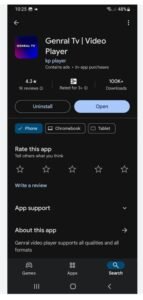 تحميل تطبيق جنرال TV مهكر General TV.APK.2025 اخر اصدار 1