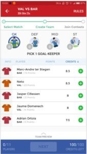 تحميل لعبة Dream11 مهكرة APK.2025 دريم 11 اخر اصدار 3